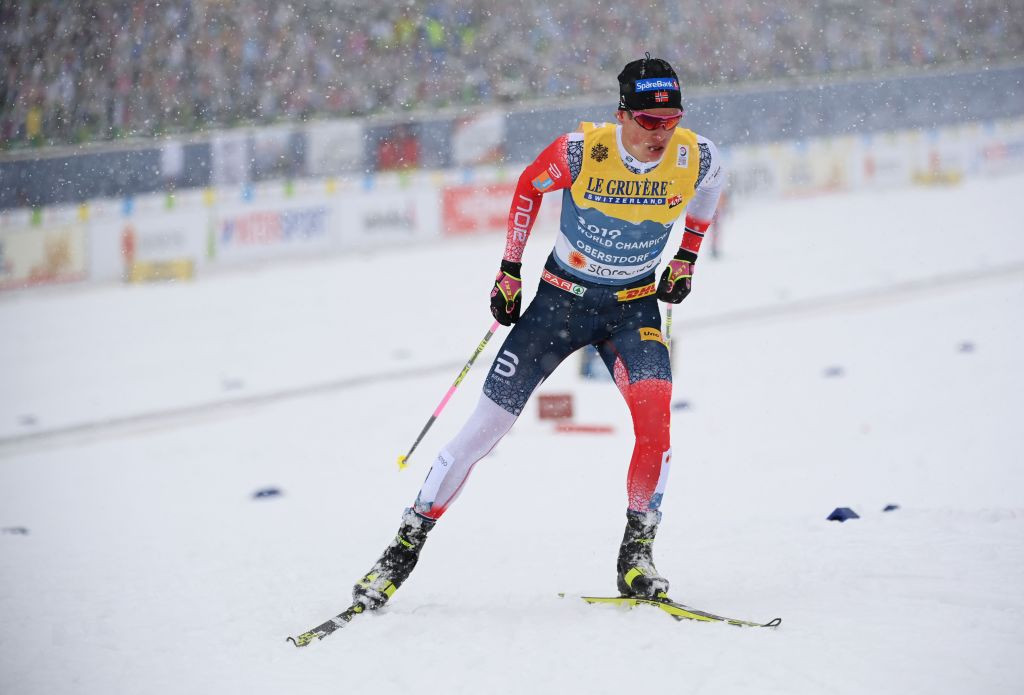 Norway's Johannes Klaebo had to settle for second place in the men's classic sprint as the FIS Cross-Country World Cup got underway at the Finnish venue of Ruka today ©Getty Images