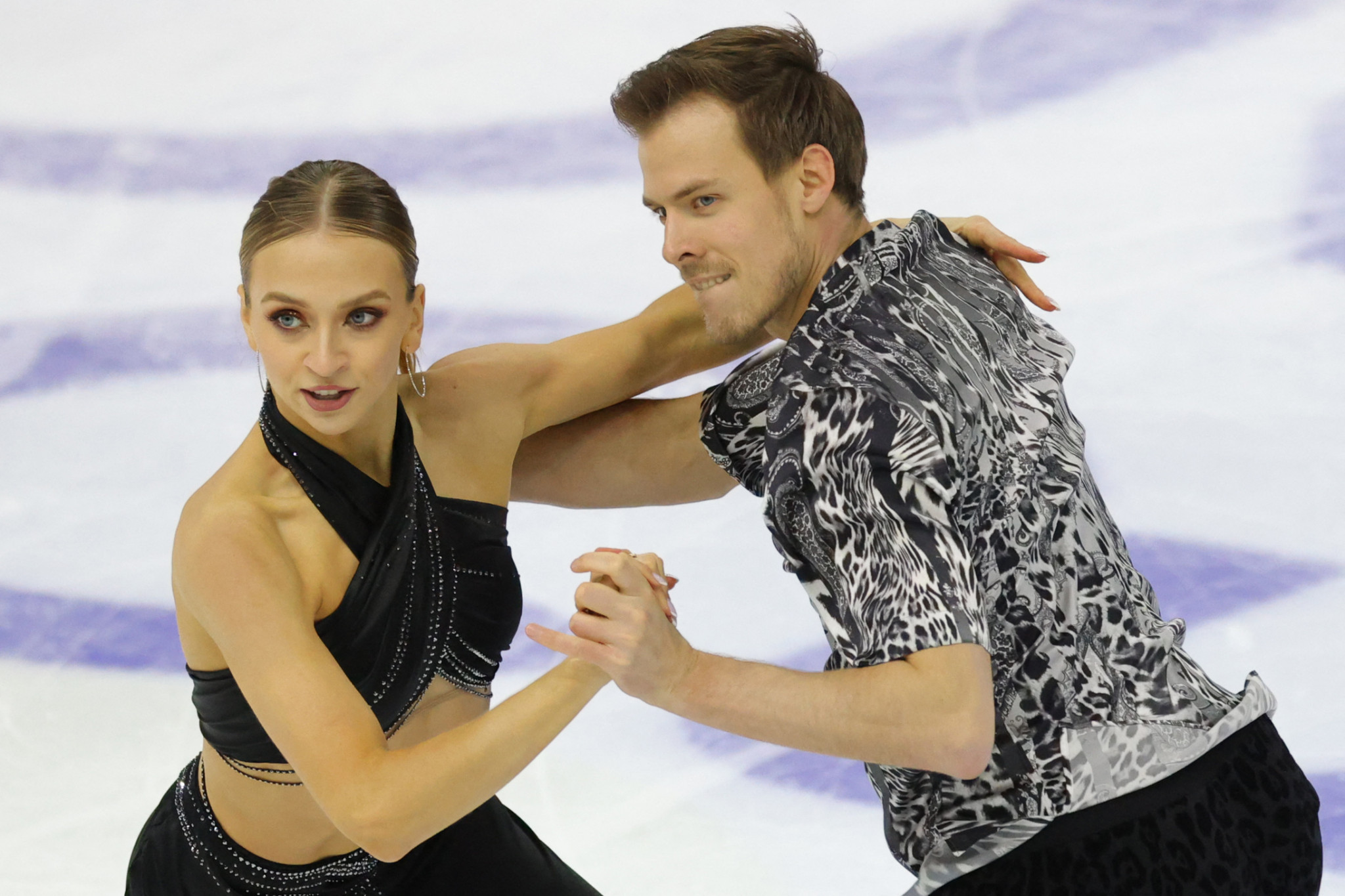 Victoria Sinitsina and Nikita Katsalapov defended their ice dance European title ©Getty Images
