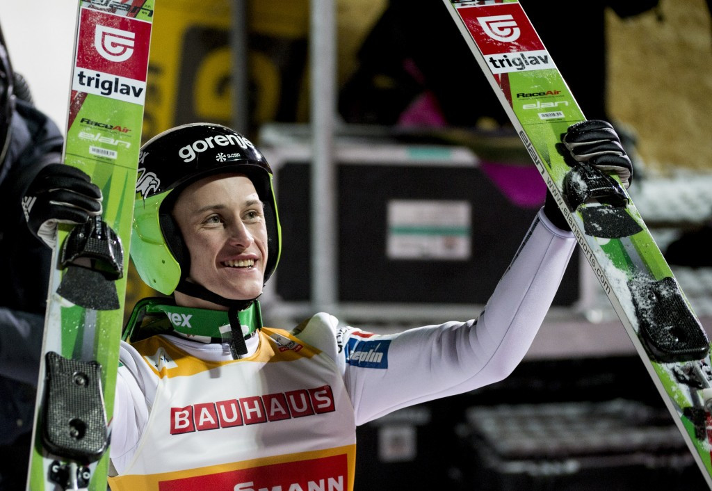Prevc returns to top of FIS Ski Jumping World Cup podium in Vikersund
