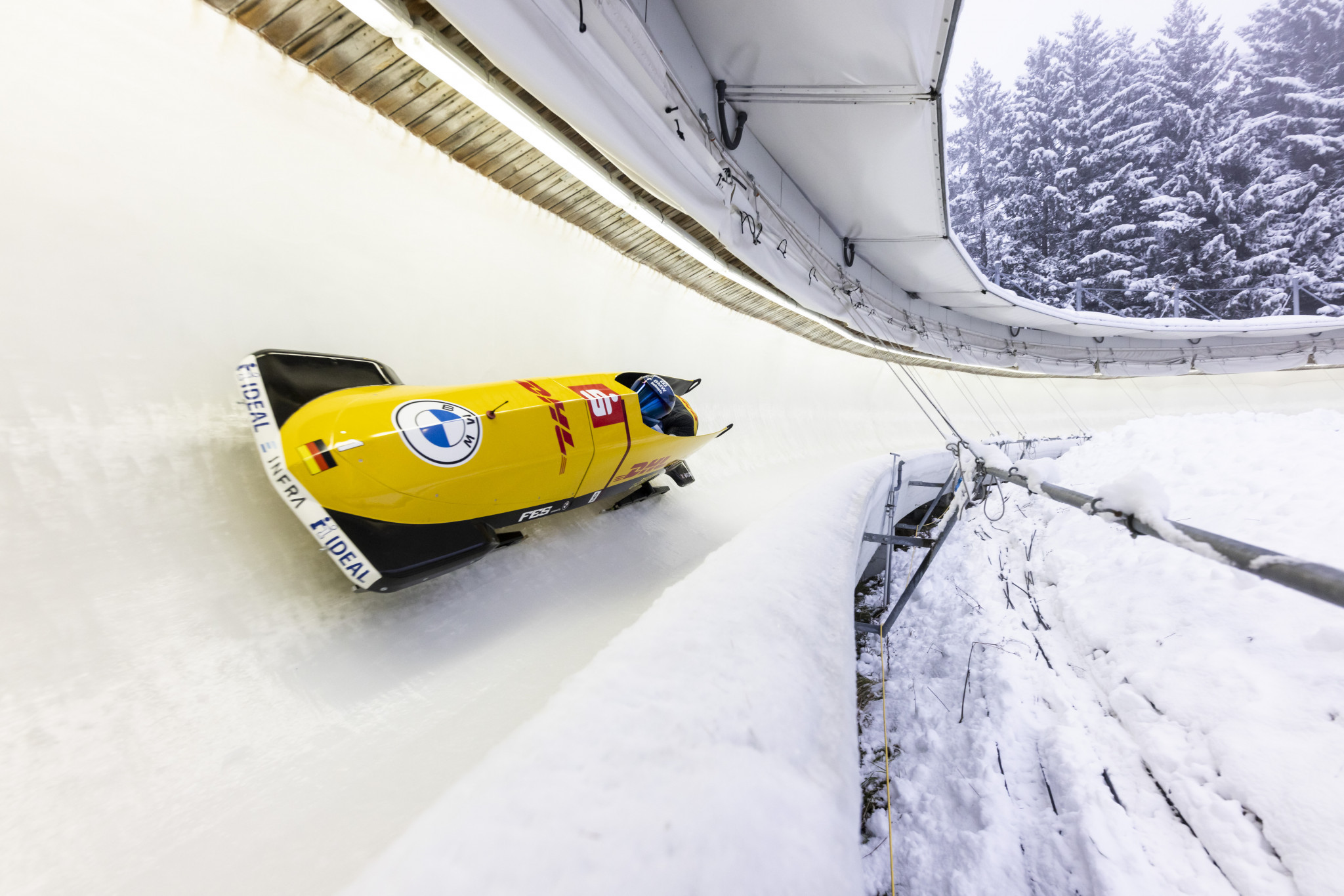 Francesco Friedrich and Thorsten Margis won the two-man bobsleigh event in Innsbruck ©Getty Images