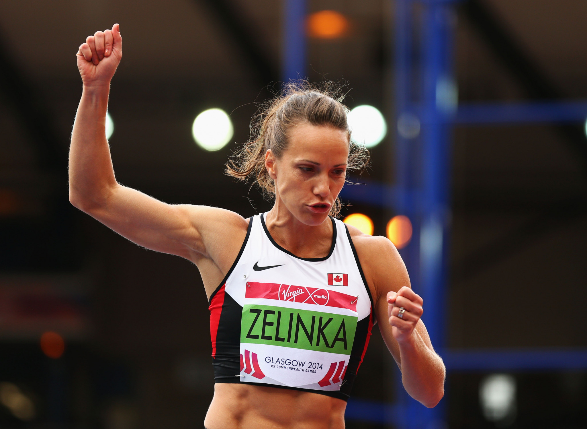 Two-time Commonwealth Games heptathlon silver medallist Jessica Zelinka is among the interns in the second Commonwealth Sport Canada Commonwealth Women Coach Internship Program ©Getty Images