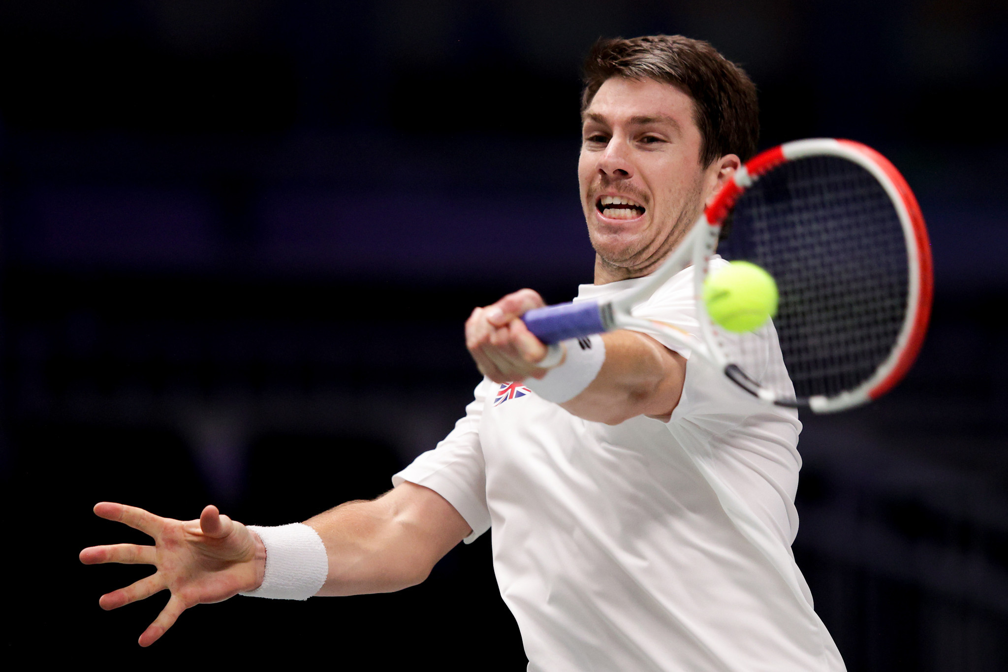 Cameron Norrie secured Britain victory in their Davis Cup Finals group match with France ©Getty Images 