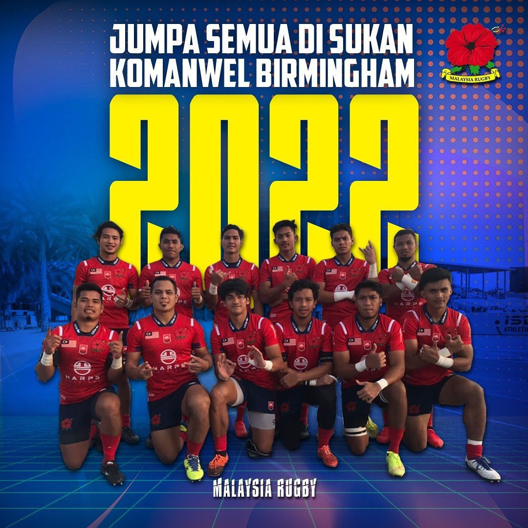 Malaysia are celebrating after sealing their place at the Birmingham 2022 Commonwealth Games ©Malaysia Rugby Union