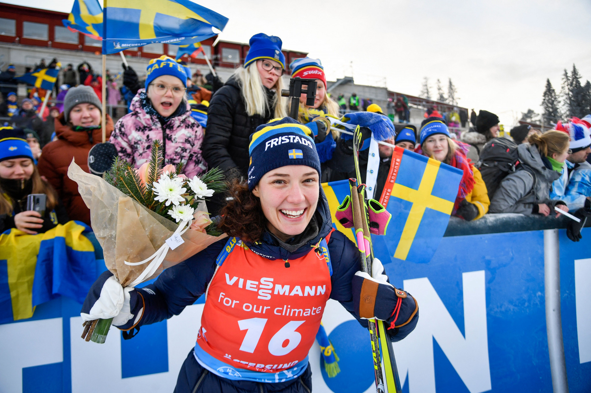 Sweden victorious in sprint races at home IBU Biathlon World Cup leg