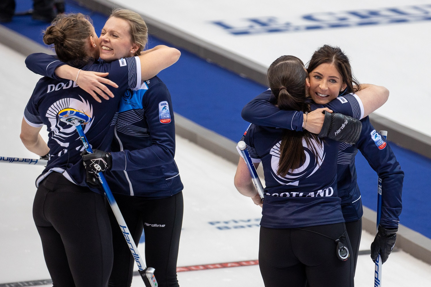Scotland won the women's and men's titles at the European Curling Championships in Norway ©WCF