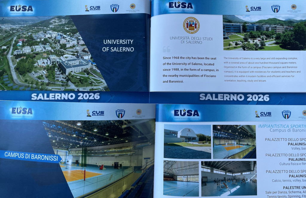 Salerno is located close to Naples, the 2019 Summer Universiade host ©EUSA