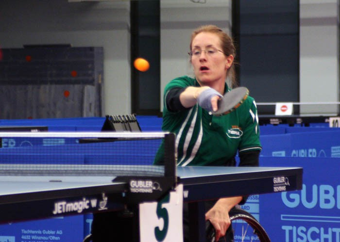 Formr table tennis player Eimear Breathnach is one beneficiary of the project ©IPTTC