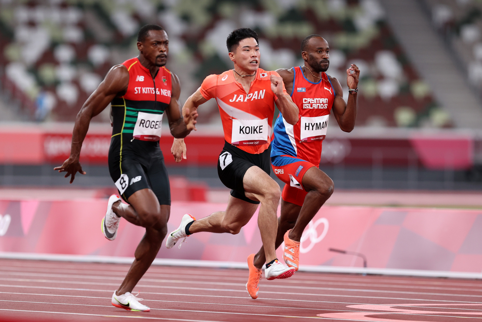 Jason Rogers reached the Tokyo 2020 Olympic semi-finals over 100m and the Gold Coast 2018 final ©Getty Images
