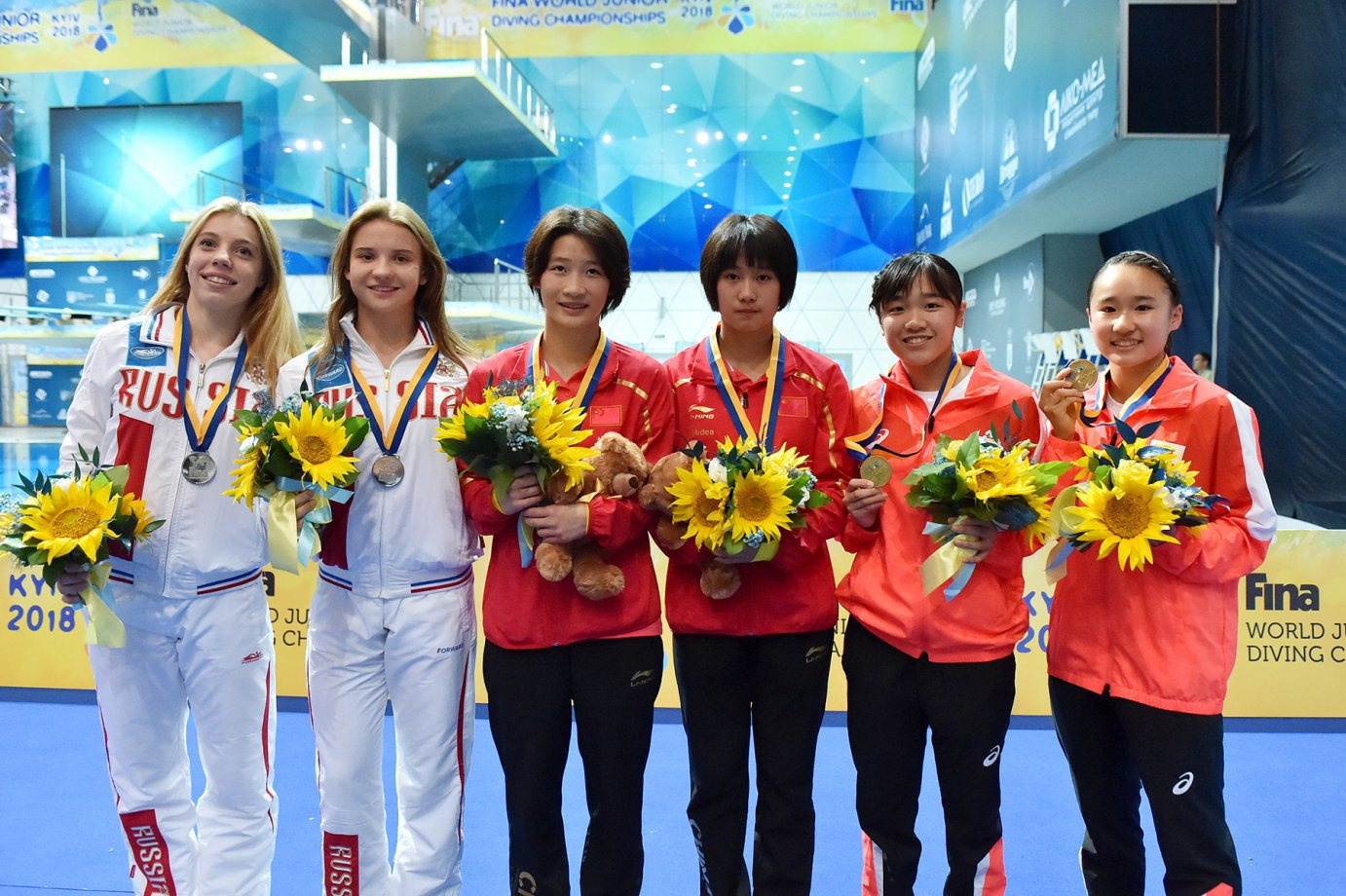 China dominated the FINA World Junior Diving Championships in 2018, also held in Kyiv, but will not be competing in this year's event ©Getty Images