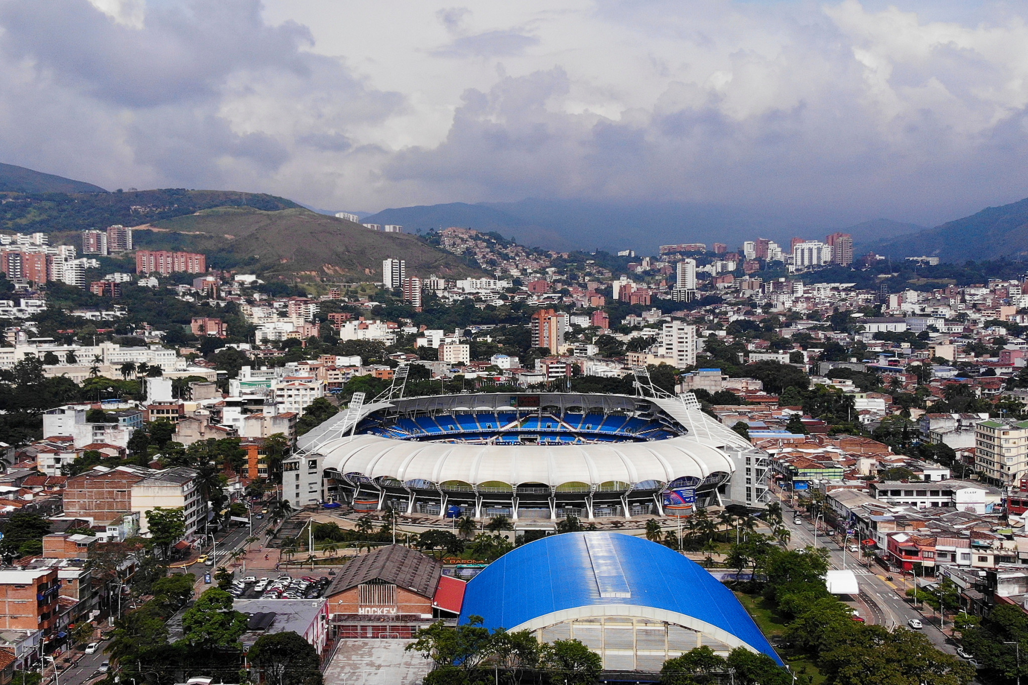 The Junior Pan American Games' athletics events began today at the Pascual Guerrero Olympic Stadium ©Agencia.Xpress Media