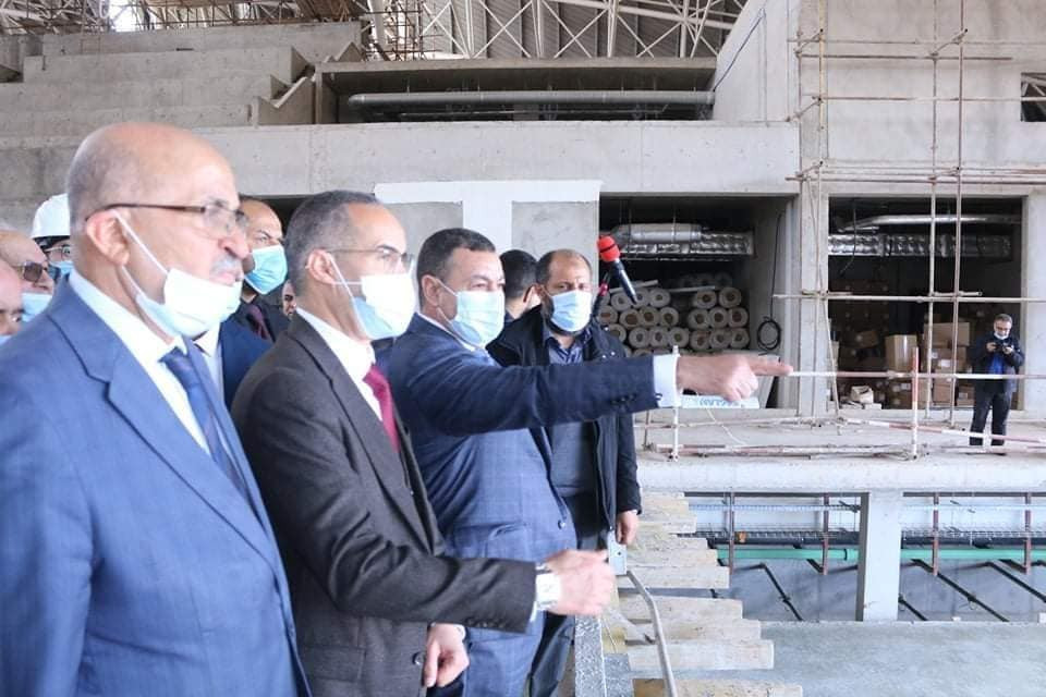 Algeria's Minister of Youth and Sport Abdel-Razzaq Sebgag has visited the facilities being built for the 2022 Mediterranean Games in Oran ©Oran 2022