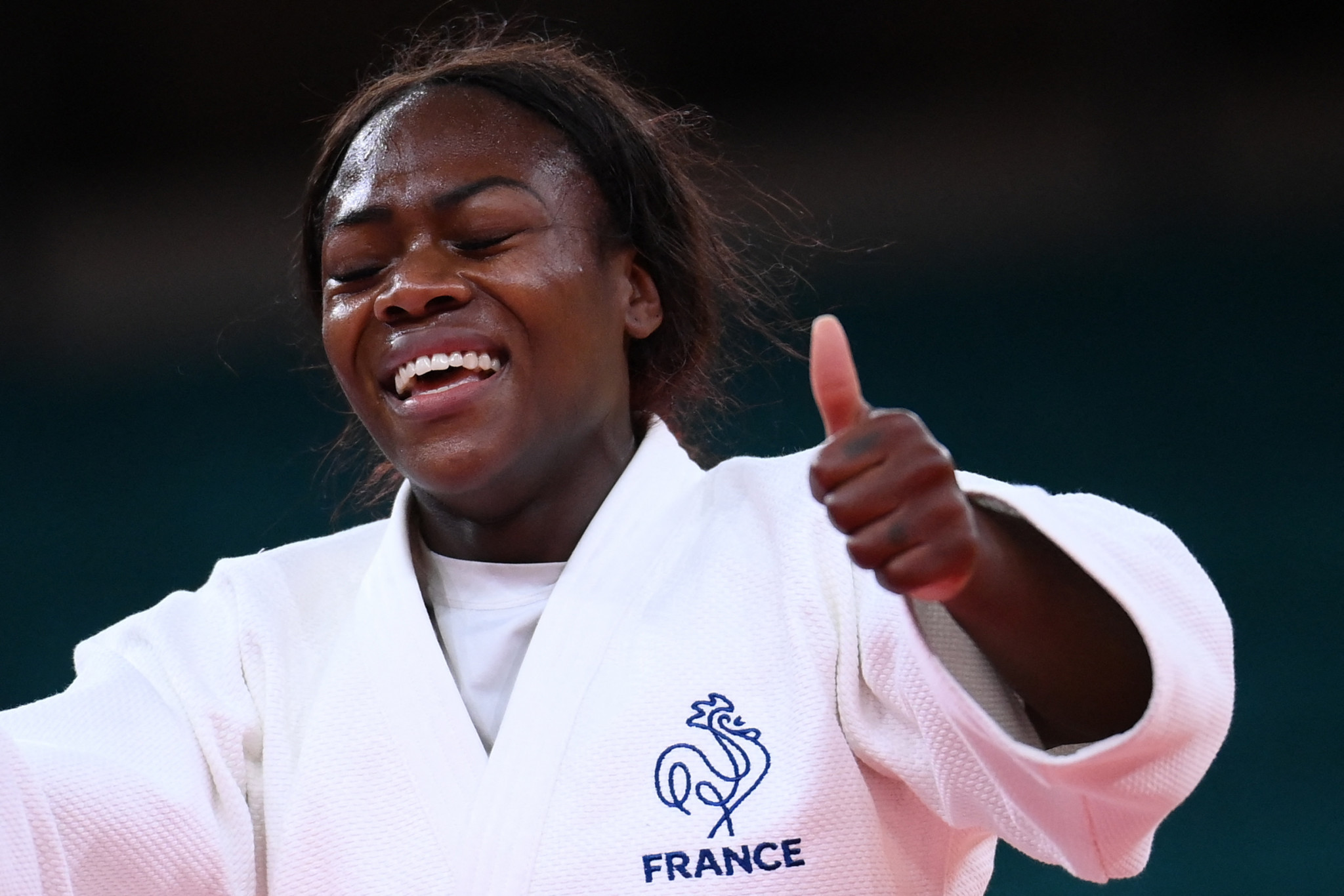 Clarisse Agbegnenou is among the nominees for the 2021 International Judo Federation Awards ©Getty Images