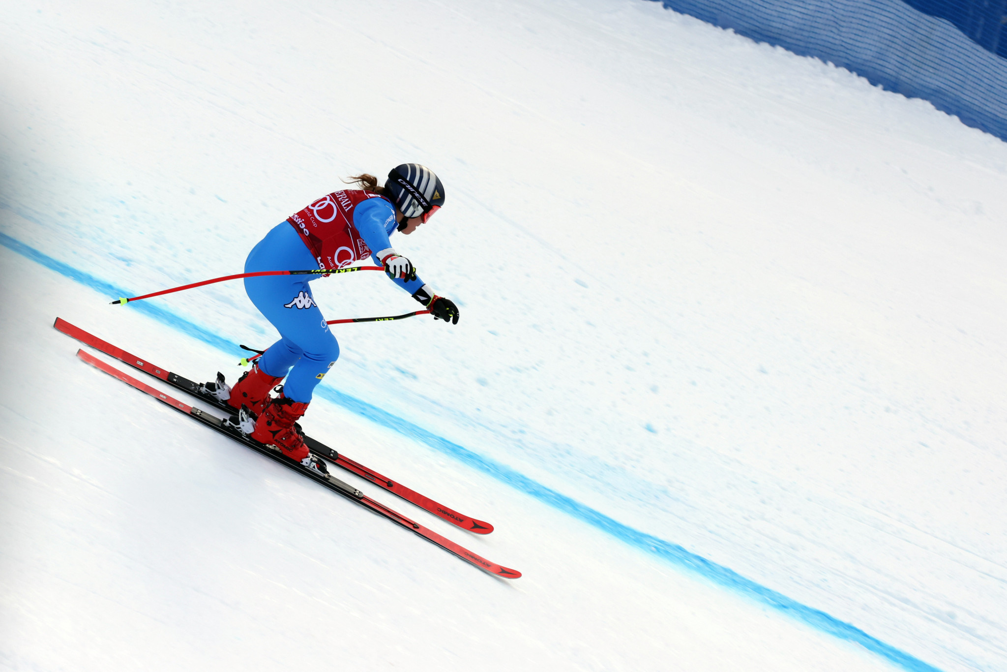 Sofia Goggia topped the opening qualification run in Lake Louise ©Getty Images