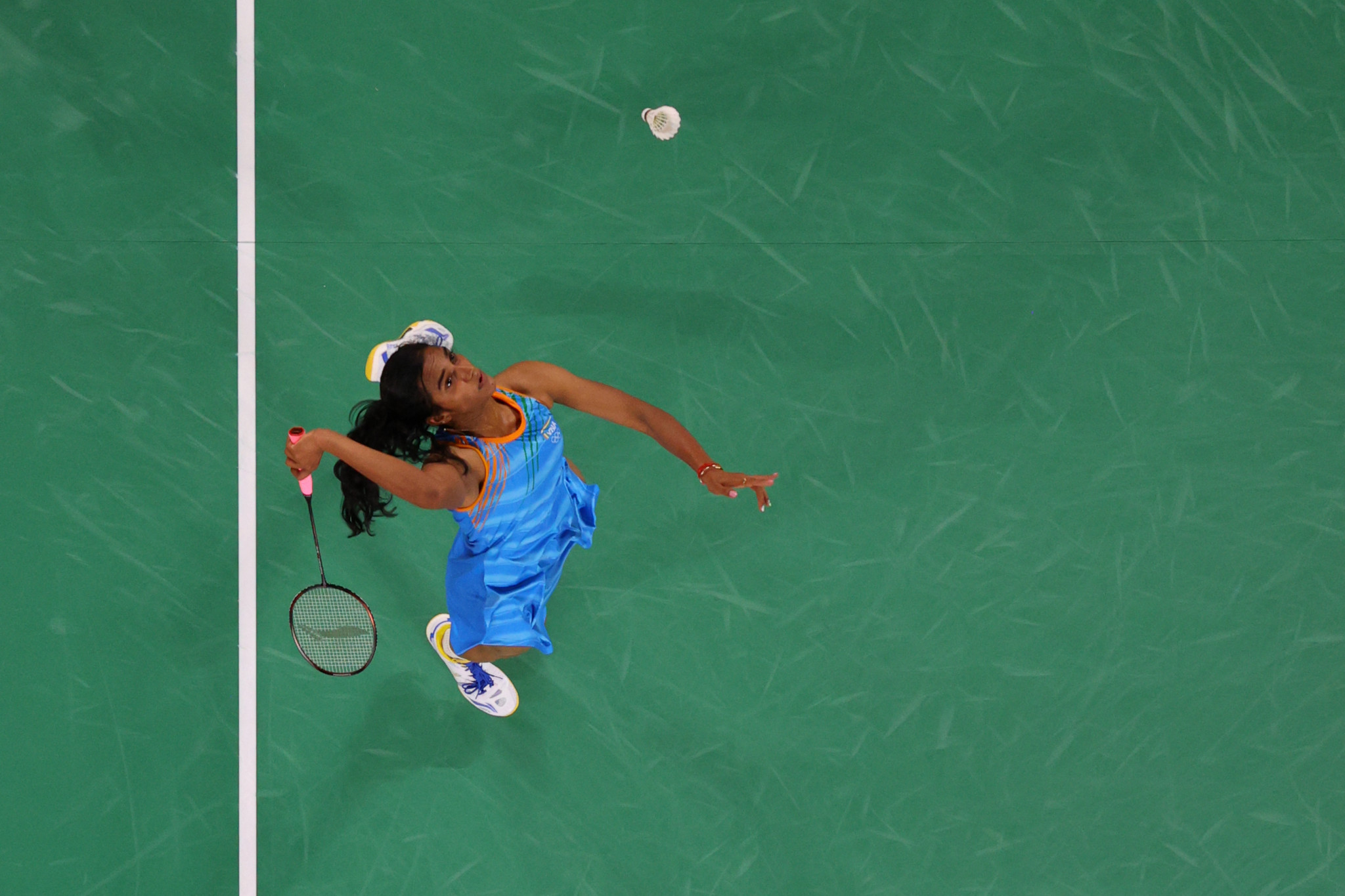 India’s PV Sindhu reached the women's singles semi-finals ©Getty Images