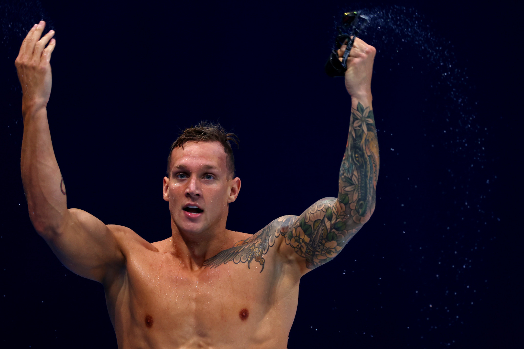 Caeleb Dressel is set to get head to head with Kyle Chalmers in the men's freestyle events ©Getty Images