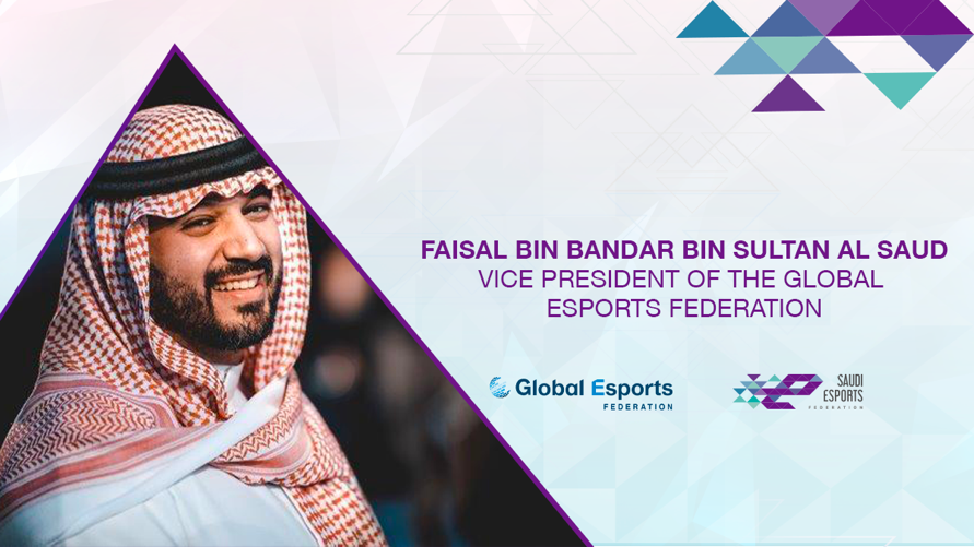 Prince Faisal has been appointed as a vice-president of the Global Esports Federation ©GEF