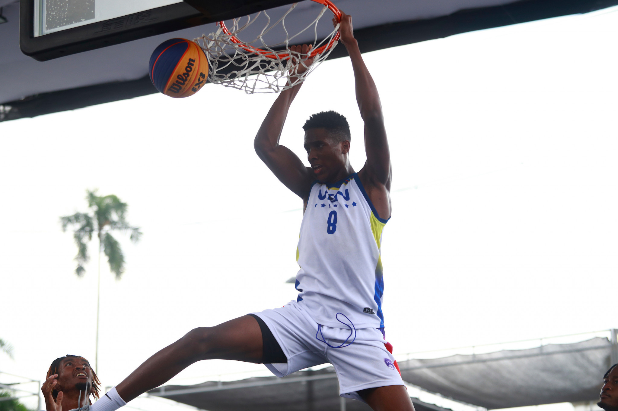 Venezuela cruised past the British Virgin Islands 22-11 to remain undefeated in Group A of the men's 3x3 basketball tournament ©Agencia.Xpress Media