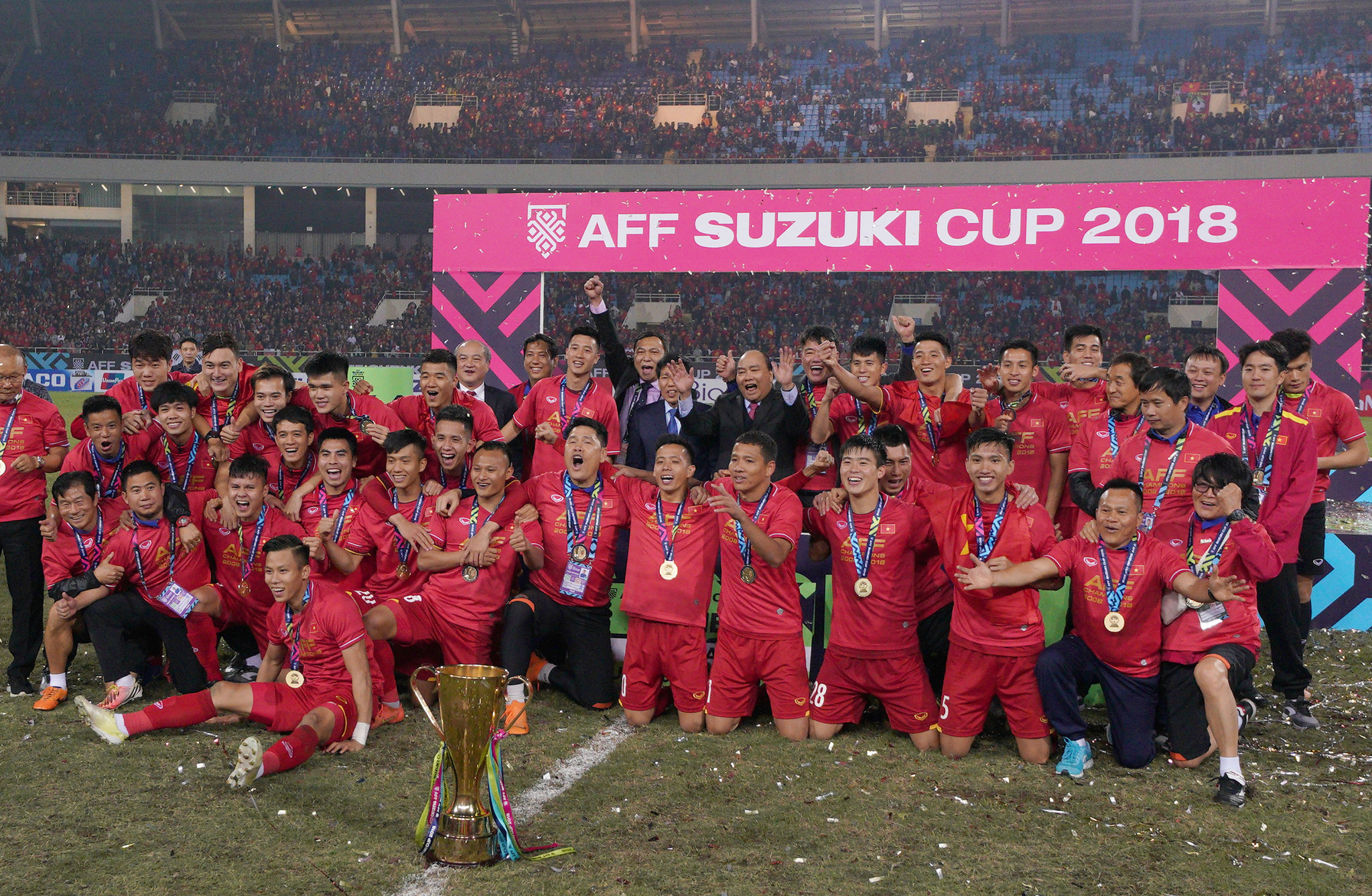 Vietnam beat Malaysia to win the last edition of the Suzuki Cup in 2018 ©Getty Images