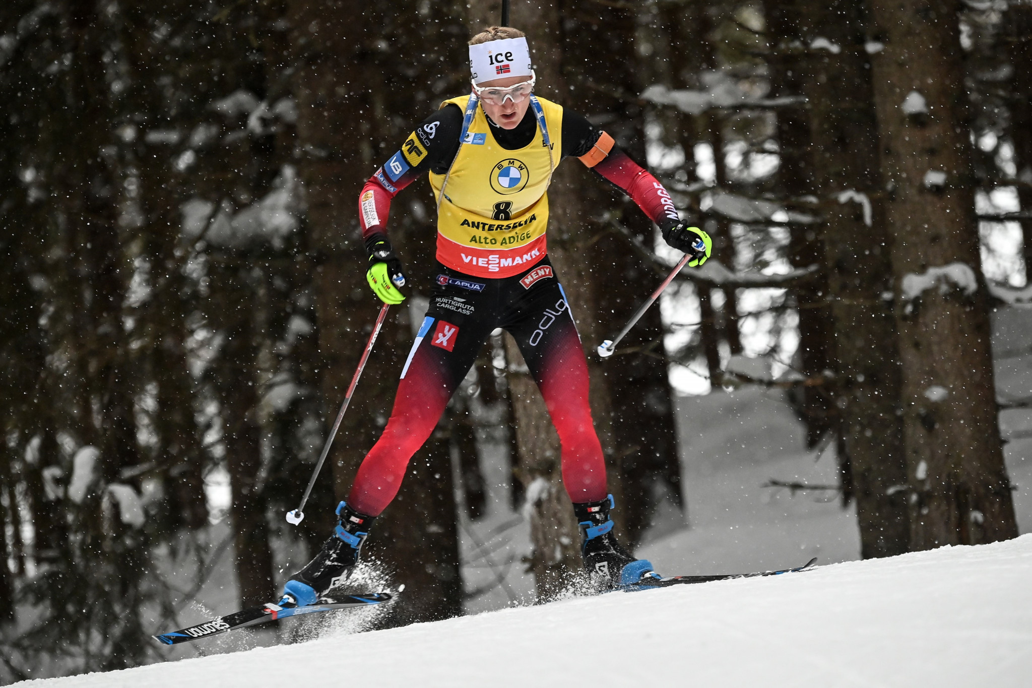 Marte Olsbu Røiseland claimed her first victory of the season in Östersund ©Getty Images