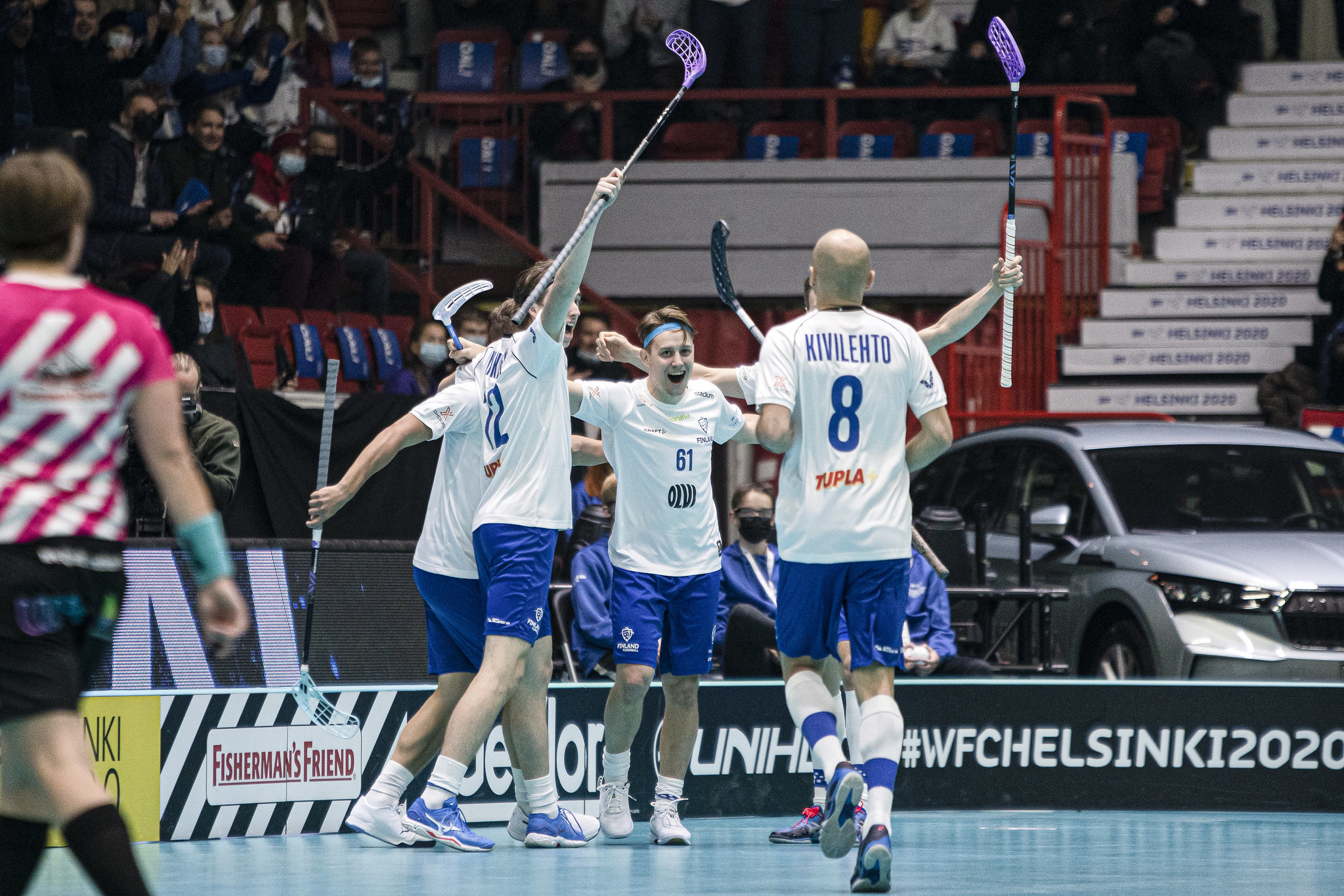 Finland beat rivals Sweden in group stage encounter at Men's World Floorball Championship
