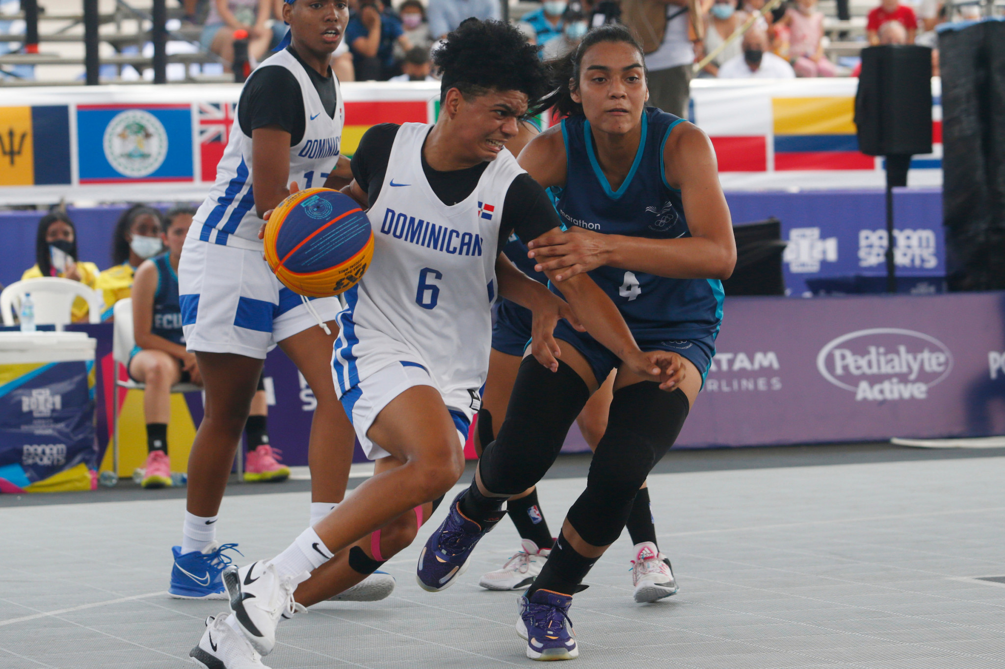 Both of the Domincan Republic's men's and women's team made it their respective 3x3 basketball semi-finals ©Agencia.Xpress Media