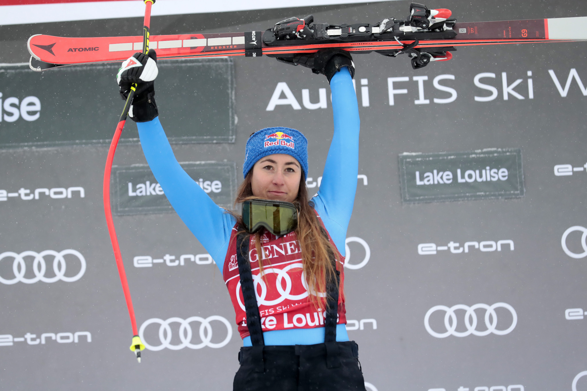 Sofia Goggia dominates women's downhill again to claim historic Alpine Ski World Cup victory