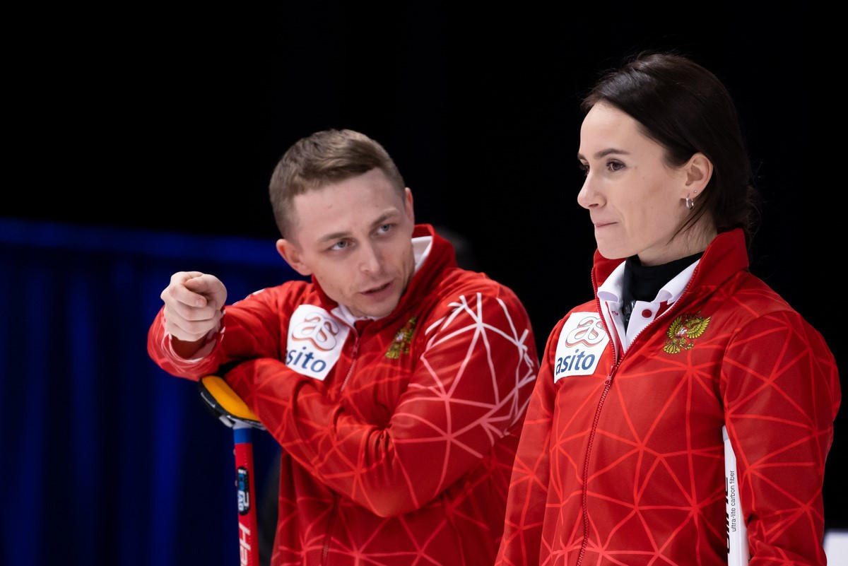 The Russian Curling Federation also made a strong start to Olympic qualification in the mixed doubles ©WCF/Steve Seixeiro