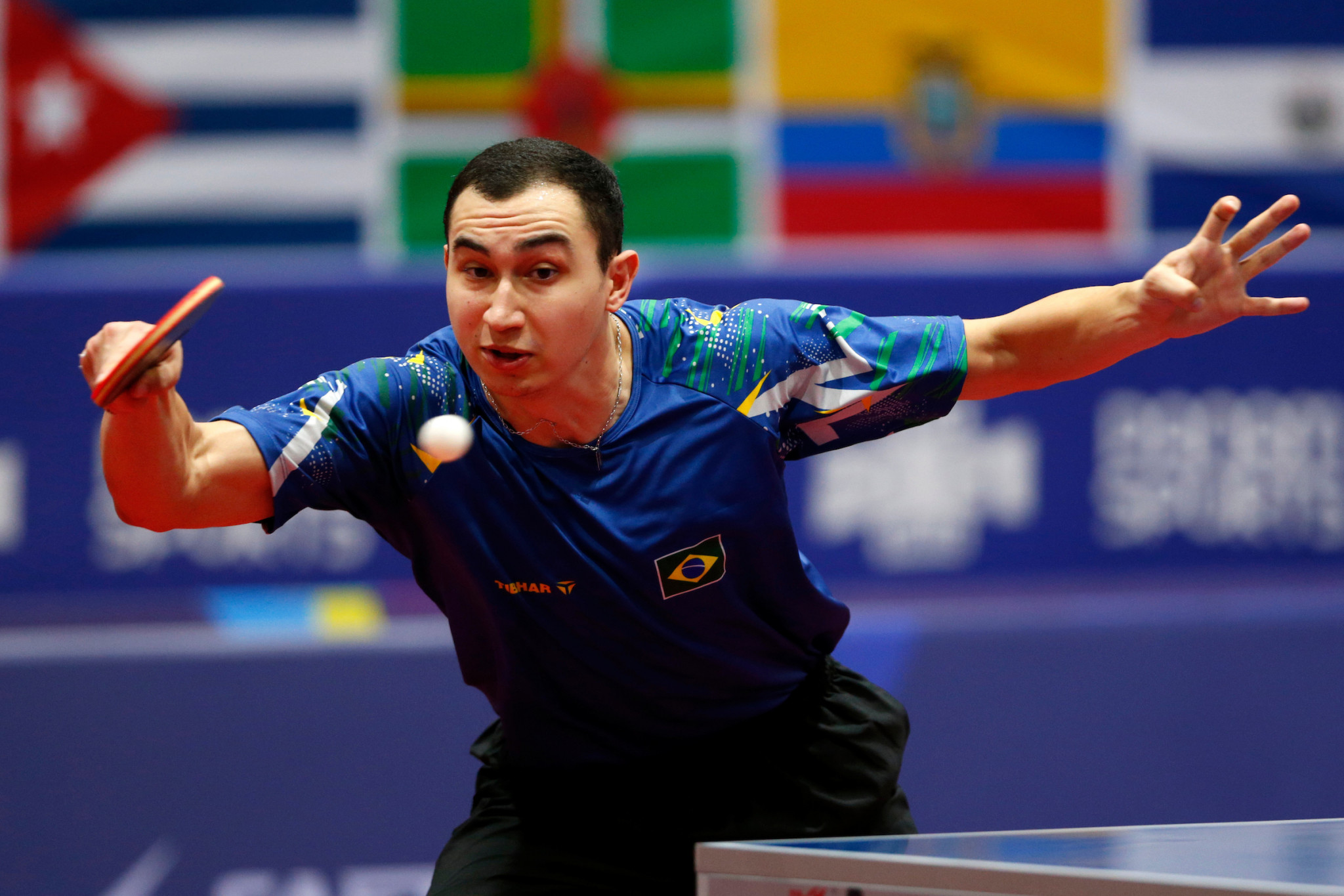 Brazil's men were unable to replicate their compatriots success as they were defeated 3-1 by Chile in the men's team table tennis final ©Agencia.Xpress Media