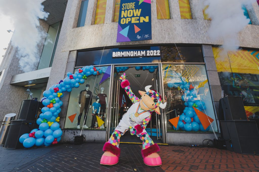Birmingham 2022 has opened its first official retail store in the city centre ©Birmingham 2022