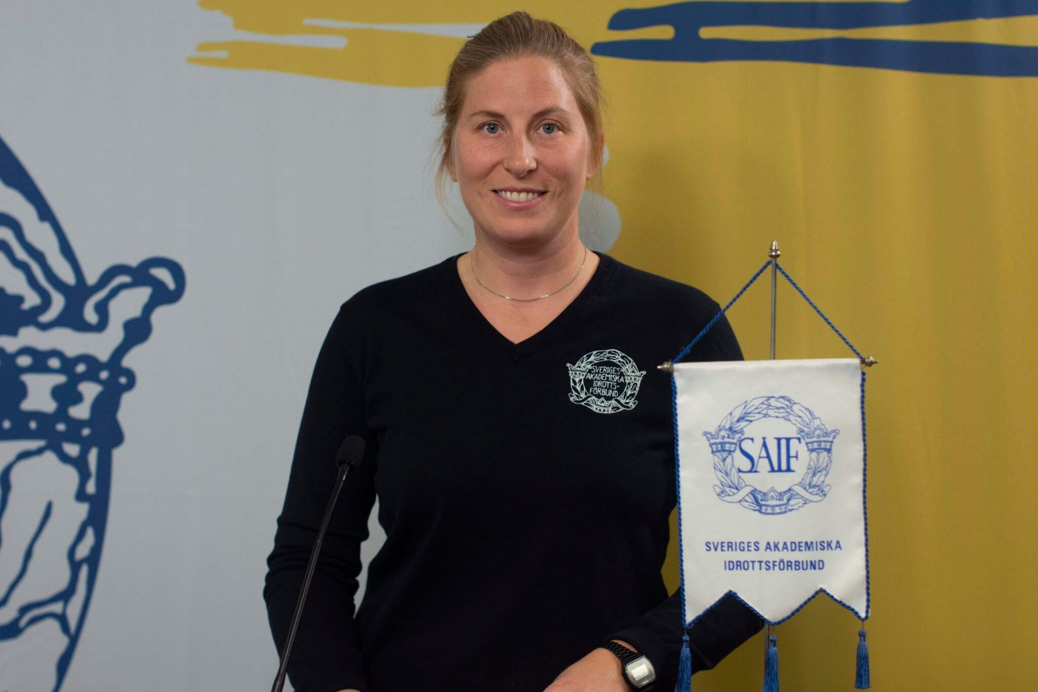 SAIF President Astrid Wetterström is hoping to attract more students to join sport clubs ©SAIF