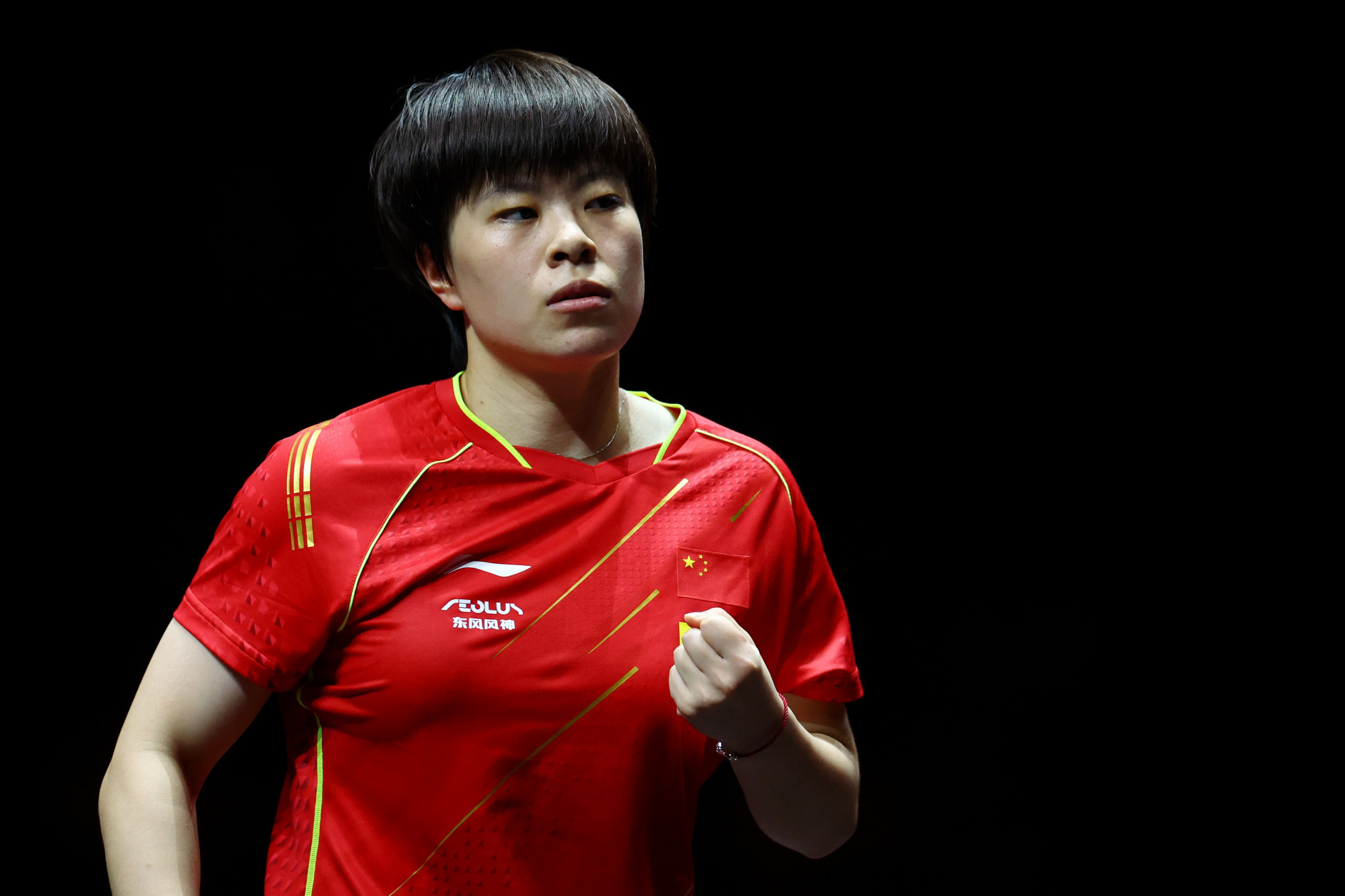 Wang Yidi came from behind to defeat world number one Chen Meng in Singapore ©Getty Images