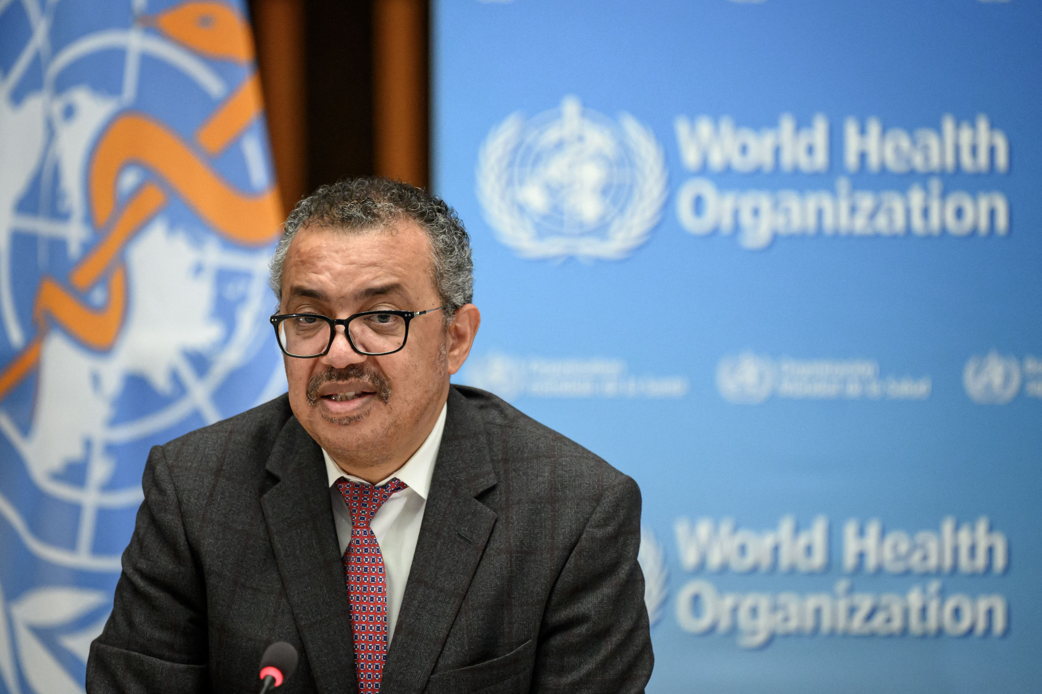 WHO director general Dr Tedros Adhanom addressed the second day of the summit ©Getty Images