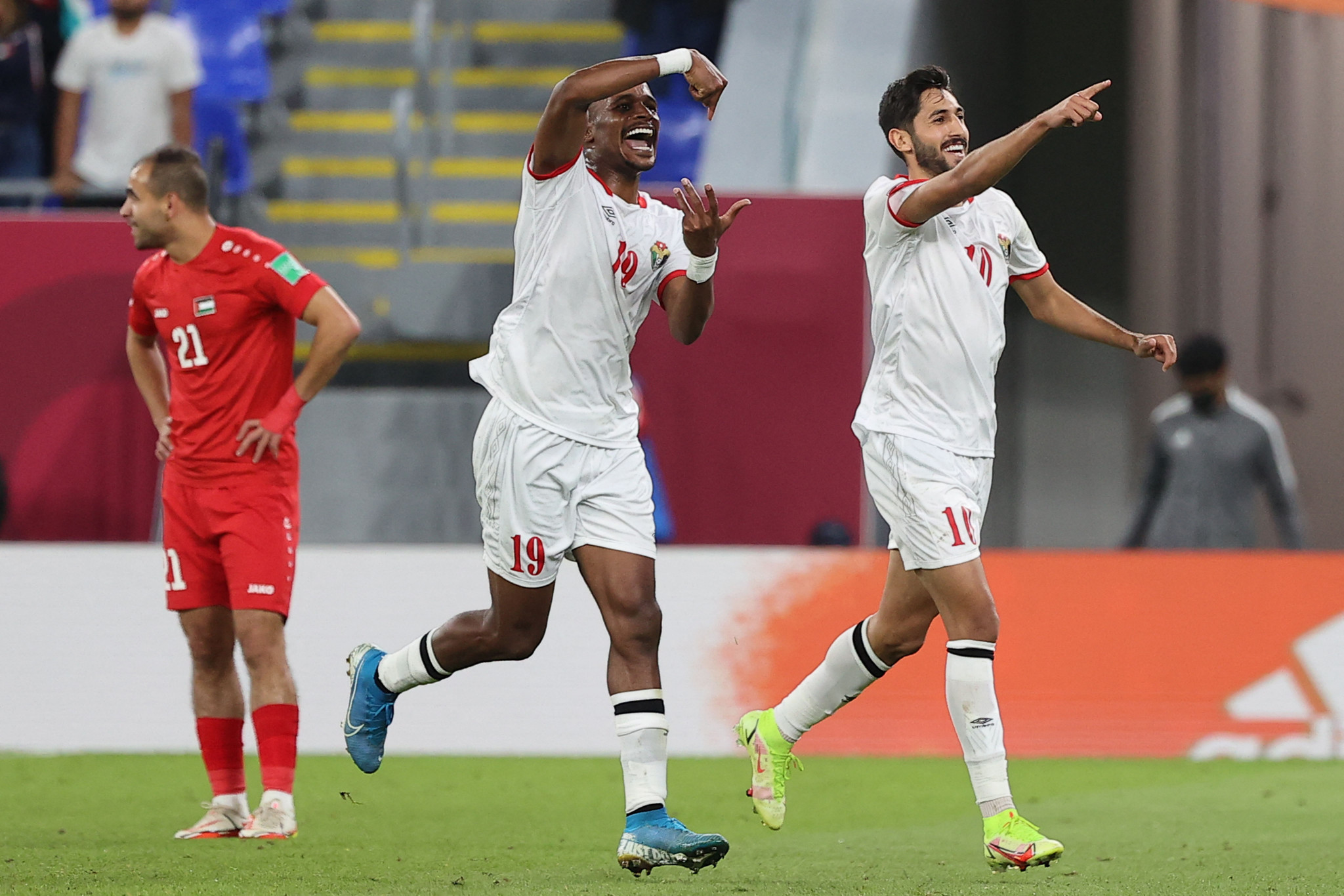 Jordan overcame Palestine to secure a quarter-final spot ©Getty Images