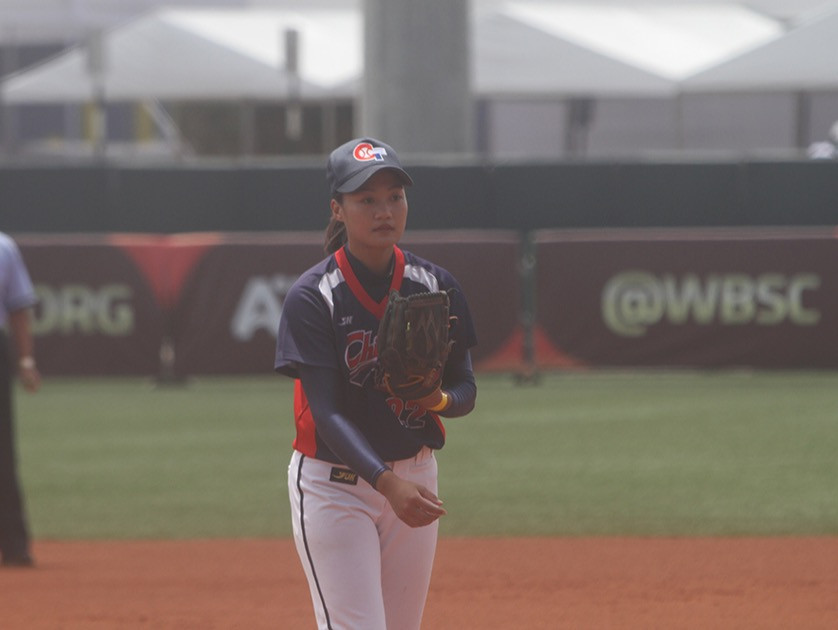 Hsia-Ai Ke pitched a complete-game shutout in Chinese Taipei's win against Puerto Rico ©WBSC