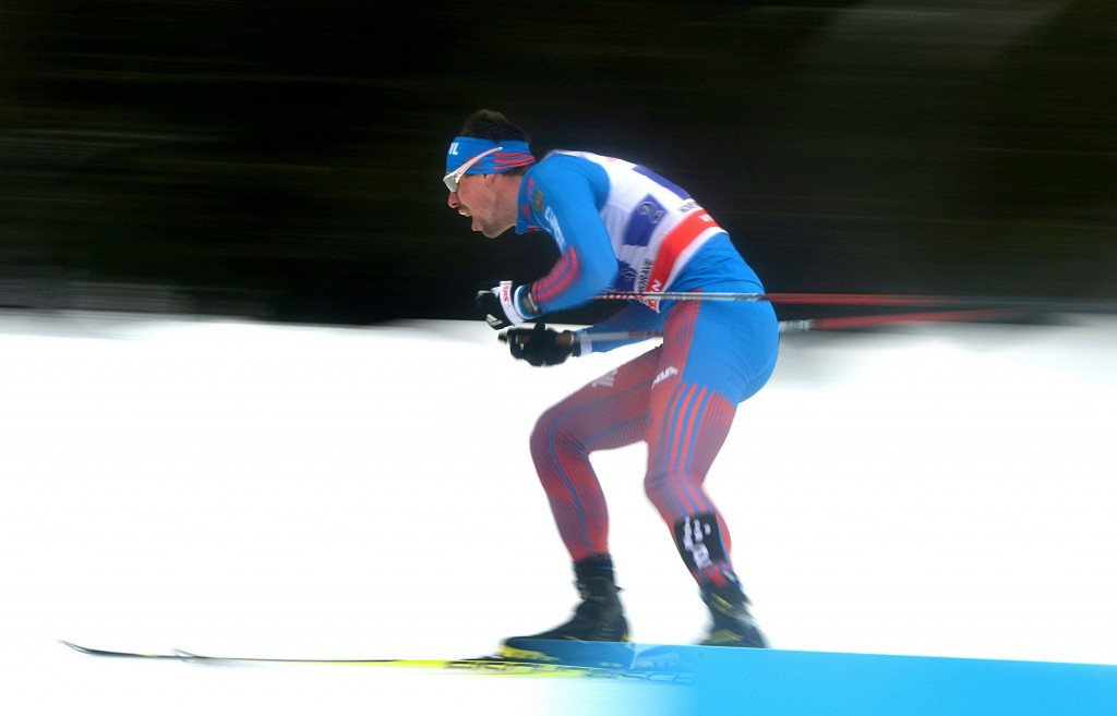 Sergey Ustiugov won the men's race to keep up Russia's good form in Sweden