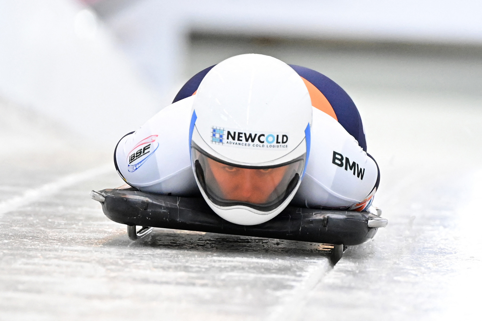 Kimberley Bos leads the women's skeleton standings ©Getty Images