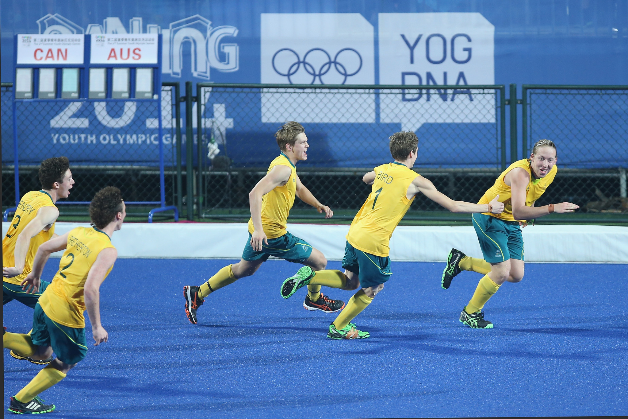 Hockey5s made its Youth Olympic Games debut at Nanjing 2014 in China ©Getty Images