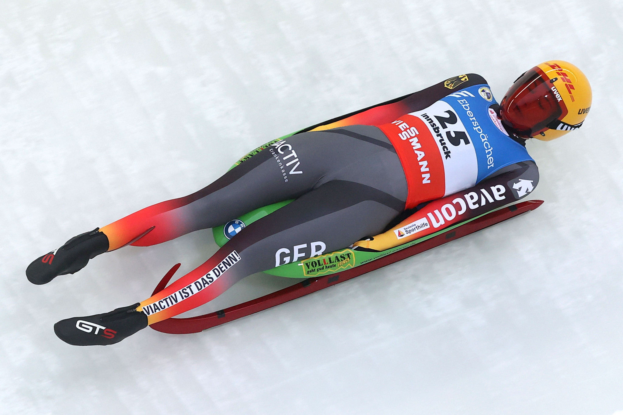 Julia Taubitz is top of the Luge World Cup women's singles table ©Getty Images