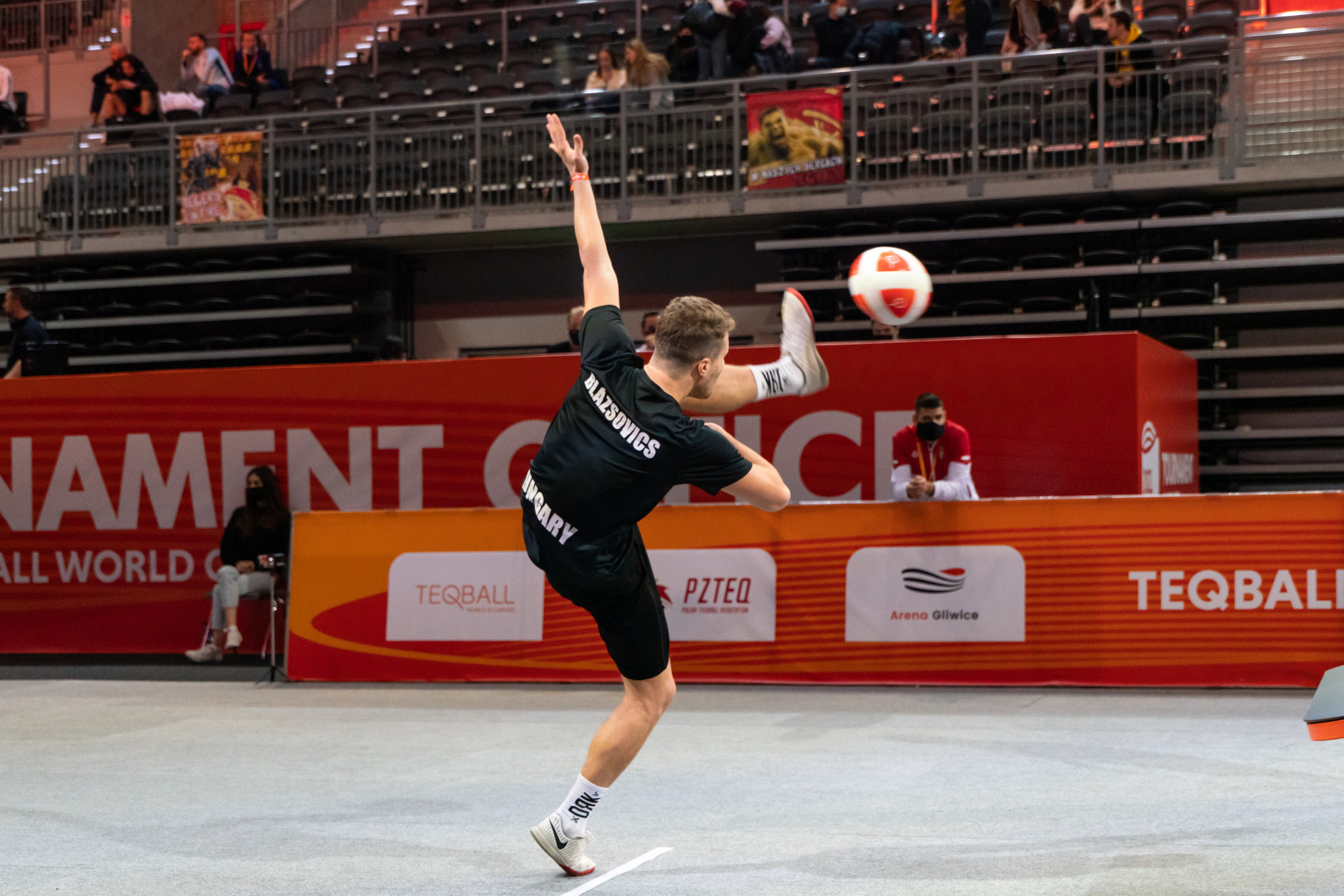 Hungary wins singles titles on first day of finals at Teqball World Championships 