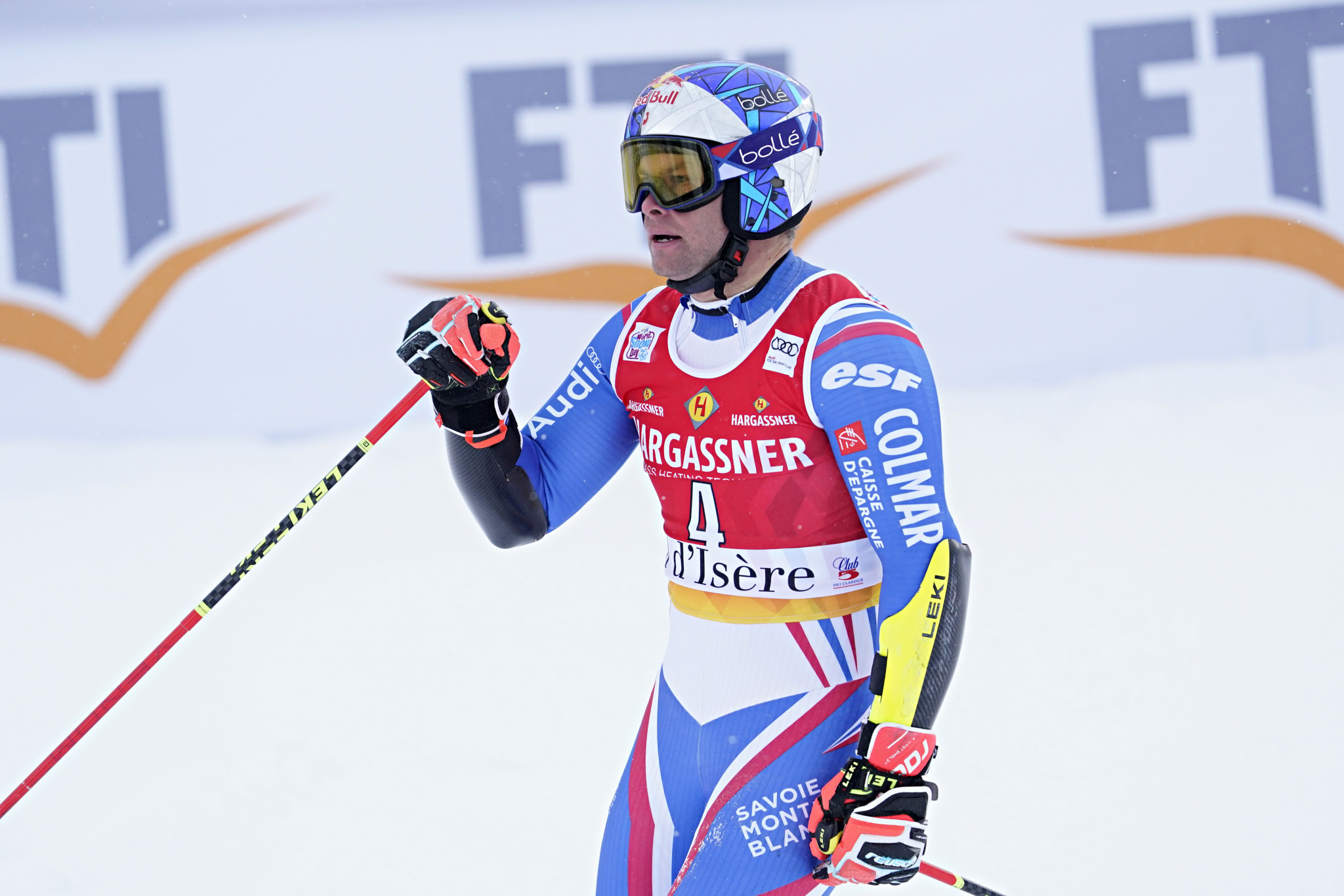 Alexis Pinturault of France finished second on home ice in Val d’Isère ©Getty Images