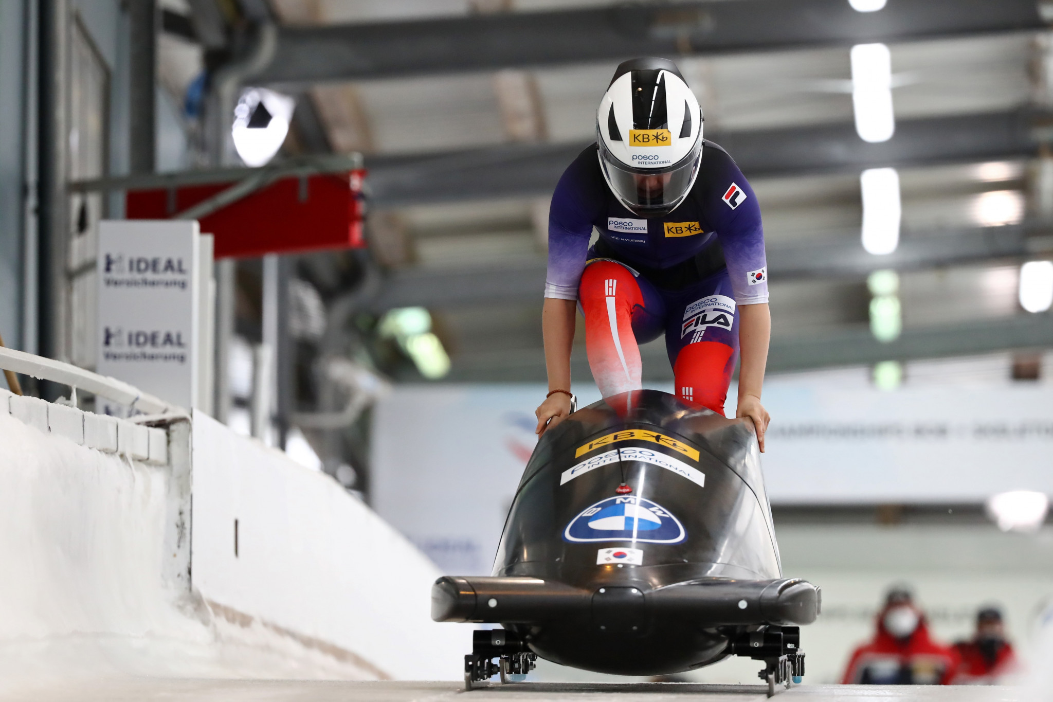 Kim Yoo-ran emerged victorious at the Women’s Monobob World Series event in Sigulda ©Getty Images