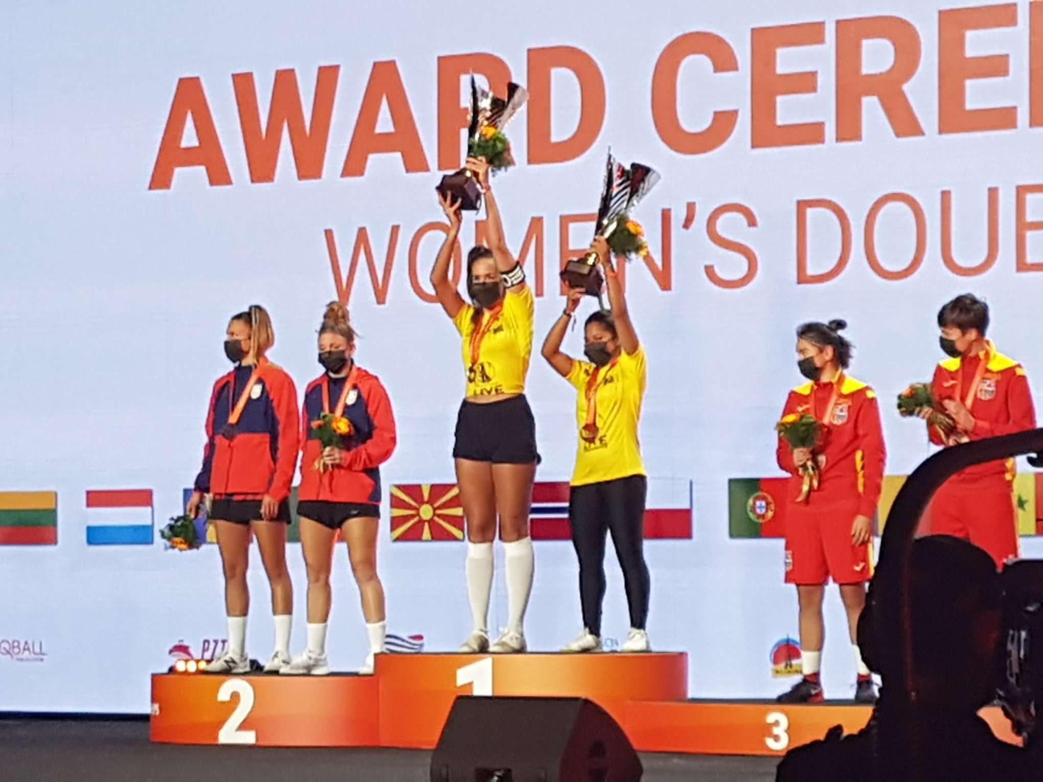 Guitler crowned women's doubles champion after injury woe at Teqball World Championships