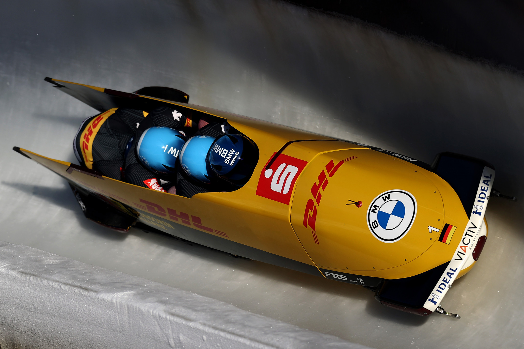 Francesco Friedrich came from behind to win the IBSF World Cup four-man bobsleigh in Winterberg ©Getty Images
