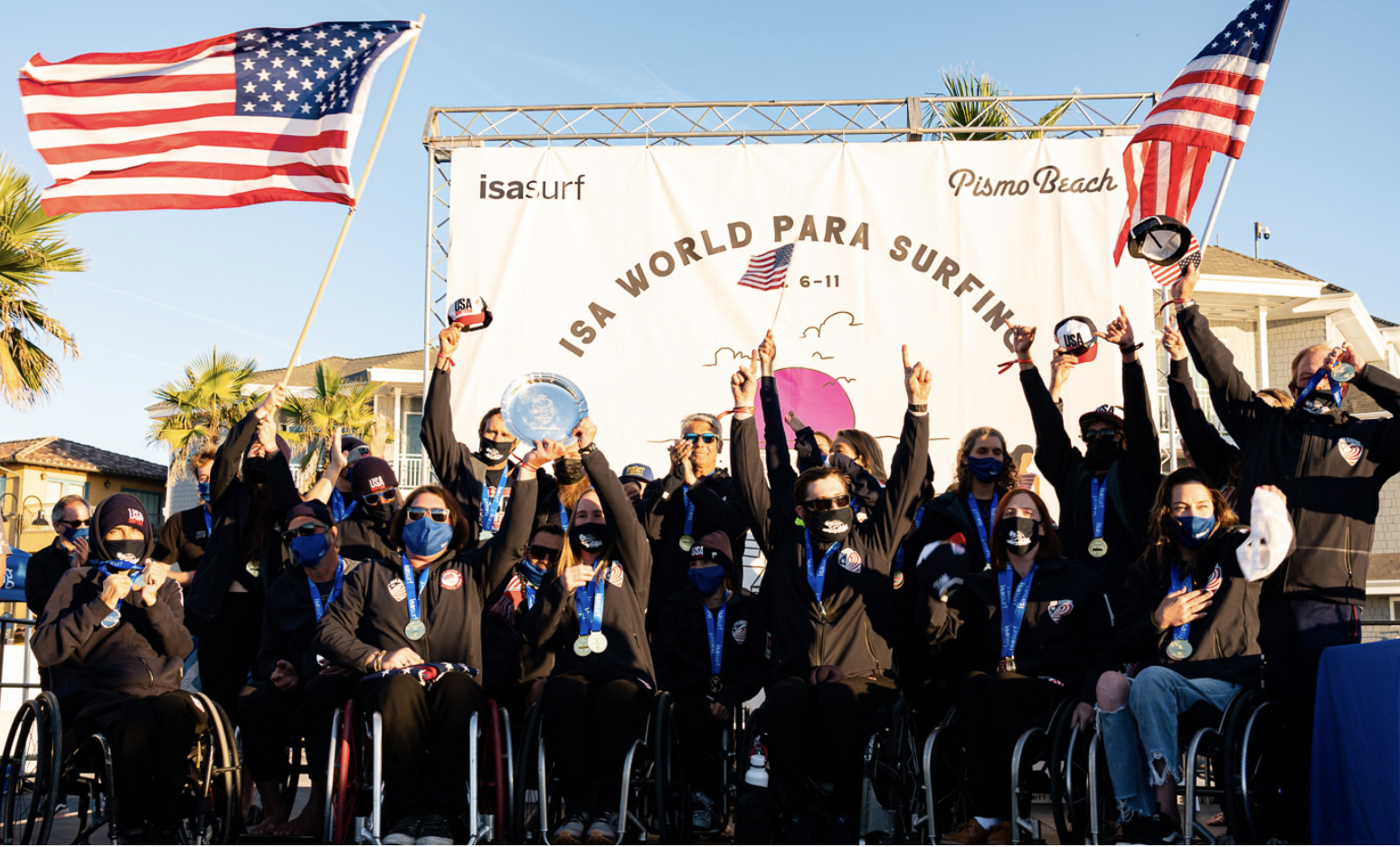 United States seal team title at World Para Surfing Championships