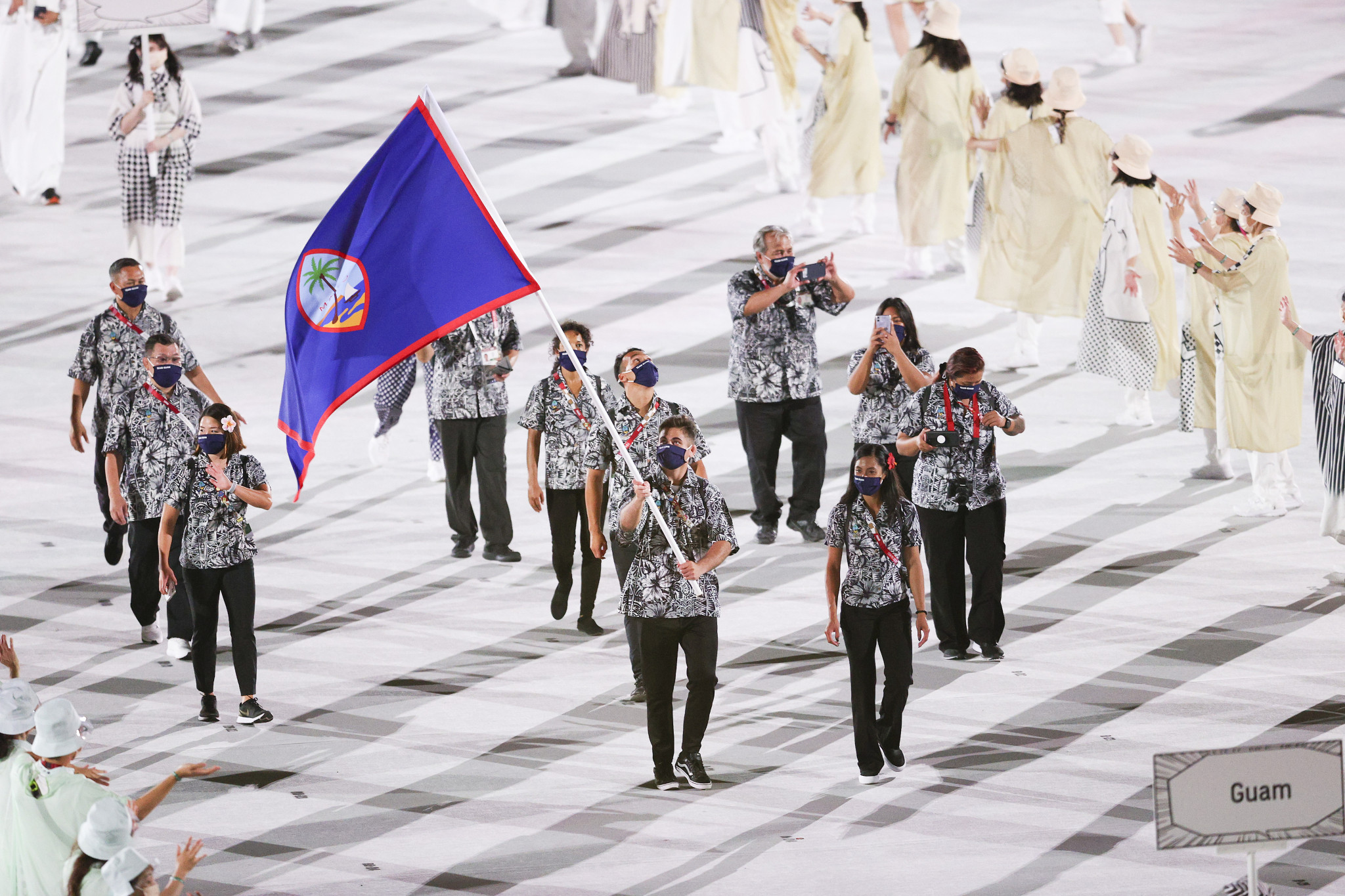 The virtual exchange programme served as a legacy project for ONOC from Tokyo 2020, where Guam was represented by five athletes ©Getty Images
