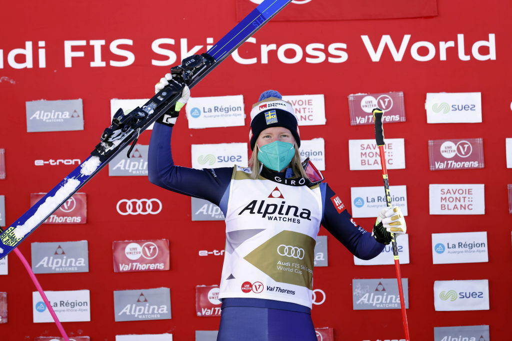 Sweden's Sandra Näslund maintained her 100 per cent start to the Ski Cross World Cup ©Getty Images