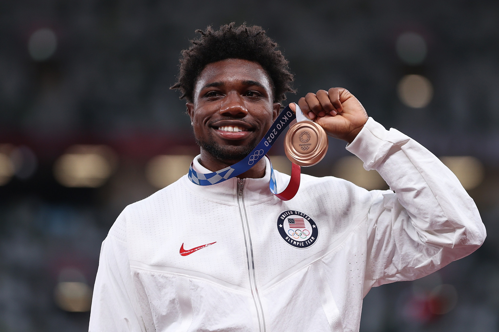 Noah Lyles won 200m bronze at the Tokyo 2020 Olympics ©Getty Images