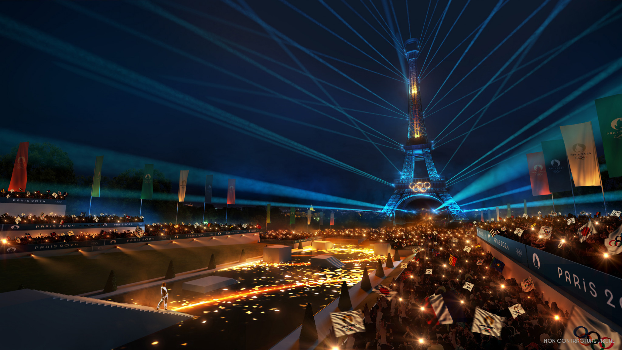 The Eiffel Tower is set to play a key role in the Opening Ceremony ©Paris 2024