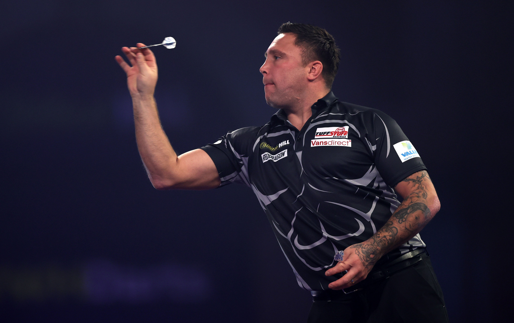 Gerwyn Price is top seed for the 2022 PDC World Darts Championship ©Getty Images
