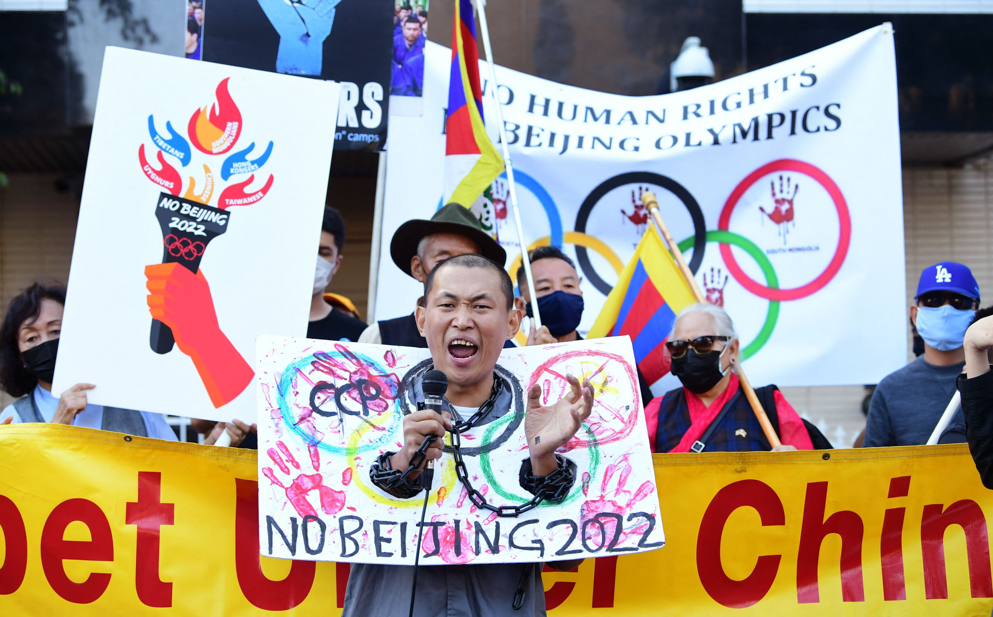 Several countries are set to boycott Beijing 2022 after concerns over China's human rights record ©Getty Images